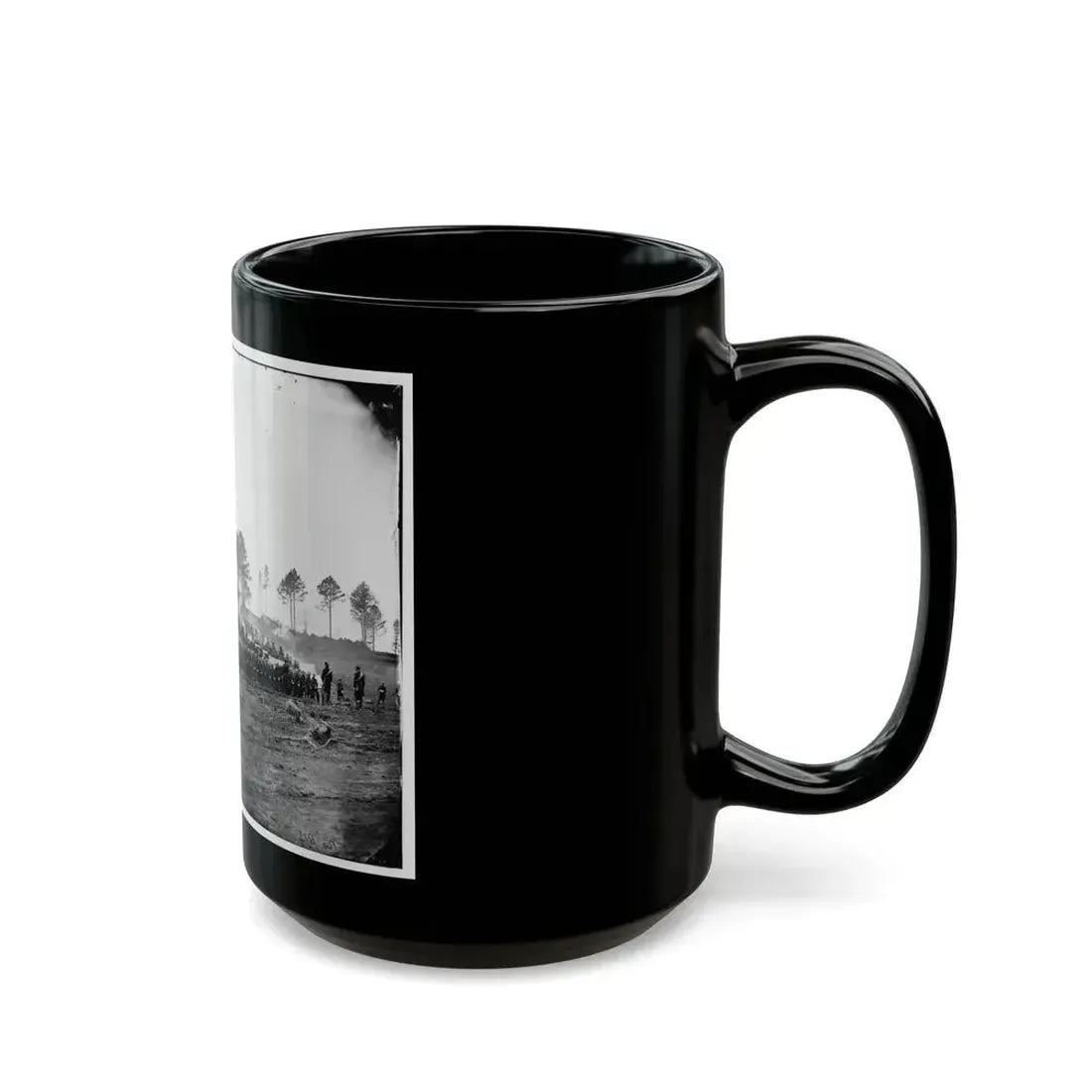 Brandy Station, Va. Guard Mount Of 114th Pennsylvania Infantry (1st Division, 3d Corps) (U.S. Civil War) Black Coffee Mug - Go Mug Yourself
