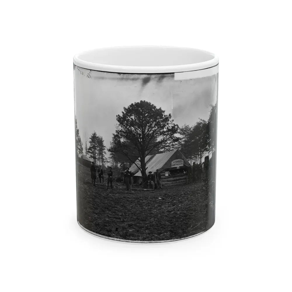 Brandy Station, Va. Tent Of A. Foulke, Sutler, At Headquarters Of 1st Brigade, Horse Artillery (U.S. Civil War) White Coffee Mug 11oz - Go Mug Yourself