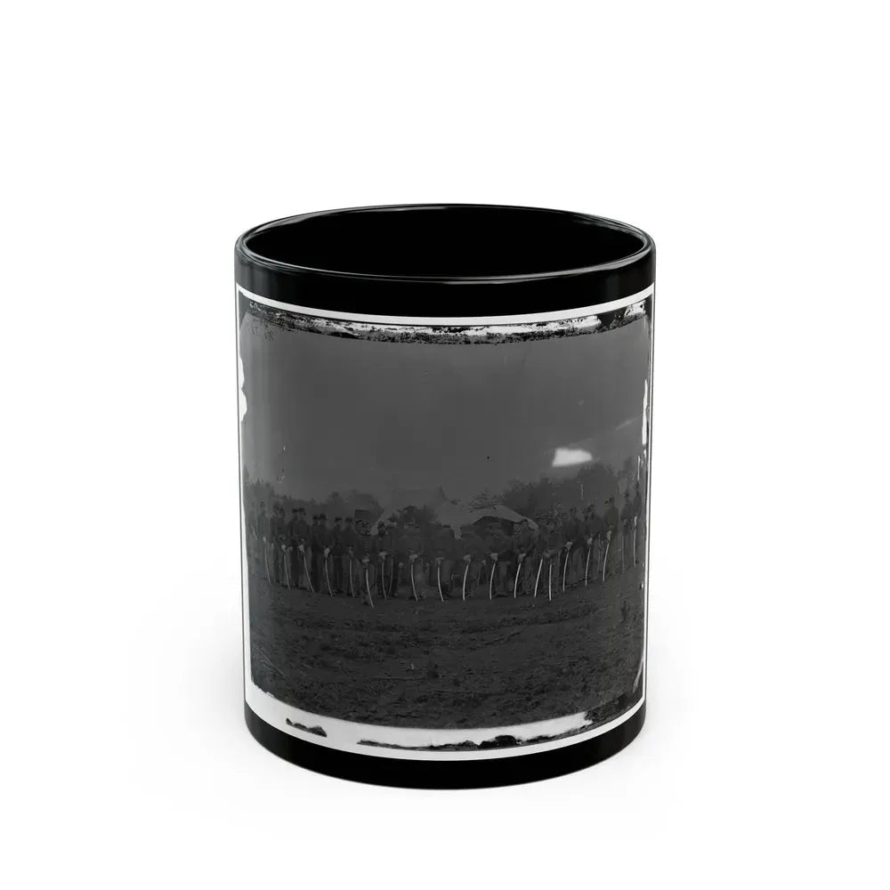 Brandy Station, Va. Troopers Of Co. D, 3d Pennsylvania Cavalry (2d Division, Cavalry Corps) (U.S. Civil War) Black Coffee Mug 11oz - Go Mug Yourself