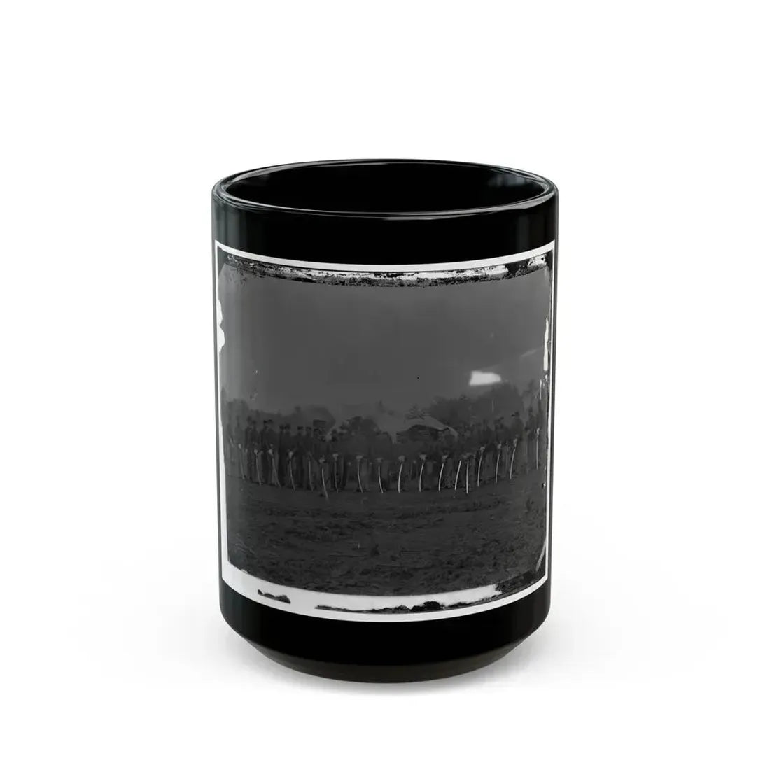 Brandy Station, Va. Troopers Of Co. D, 3d Pennsylvania Cavalry (2d Division, Cavalry Corps) (U.S. Civil War) Black Coffee Mug 15oz - Go Mug Yourself