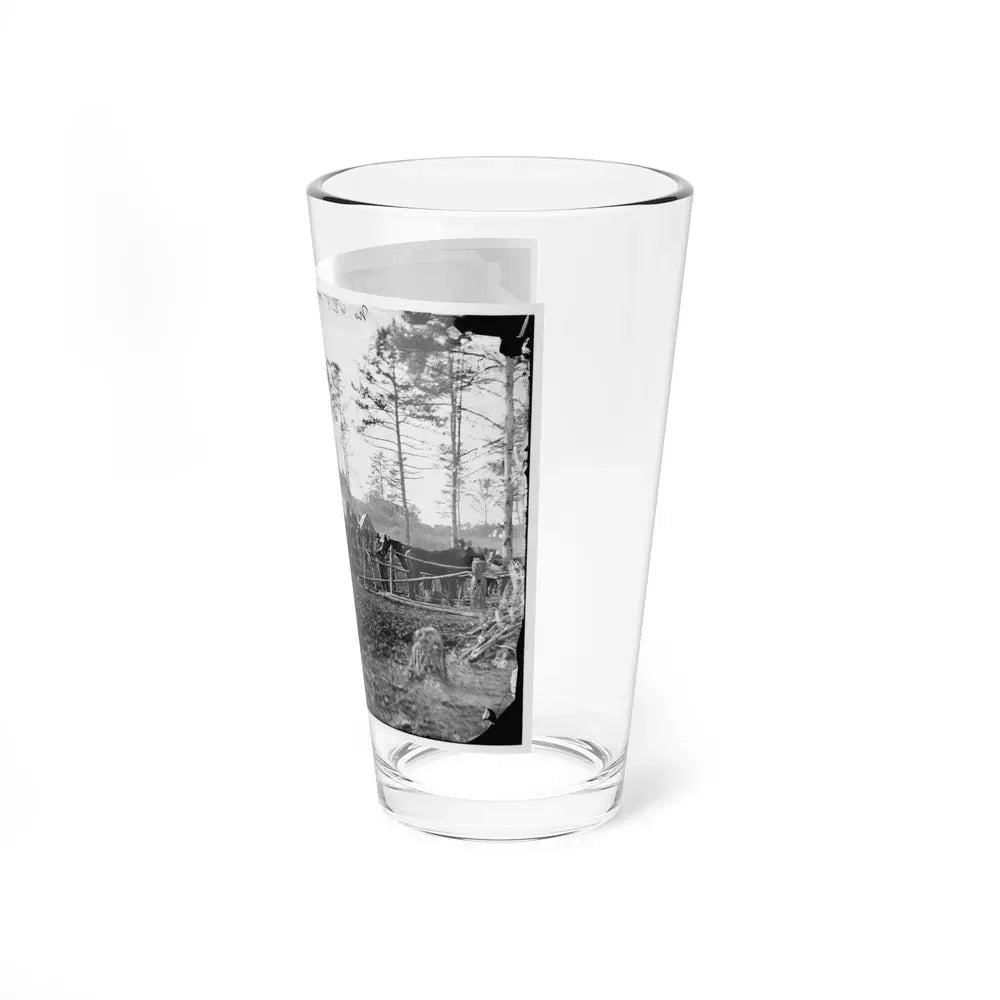 Brandy Station, Va., Vicinity. Camp Of 18th Pennsylvania Cavalry, 3d Division, Cavalry Corps (U.S. Civil War) Pint Glass 16oz - Go Mug Yourself