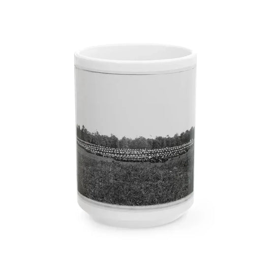 Brandy Station, Va., Vicinity. Large Wagon Park (U.S. Civil War) White Coffee Mug 15oz - Go Mug Yourself