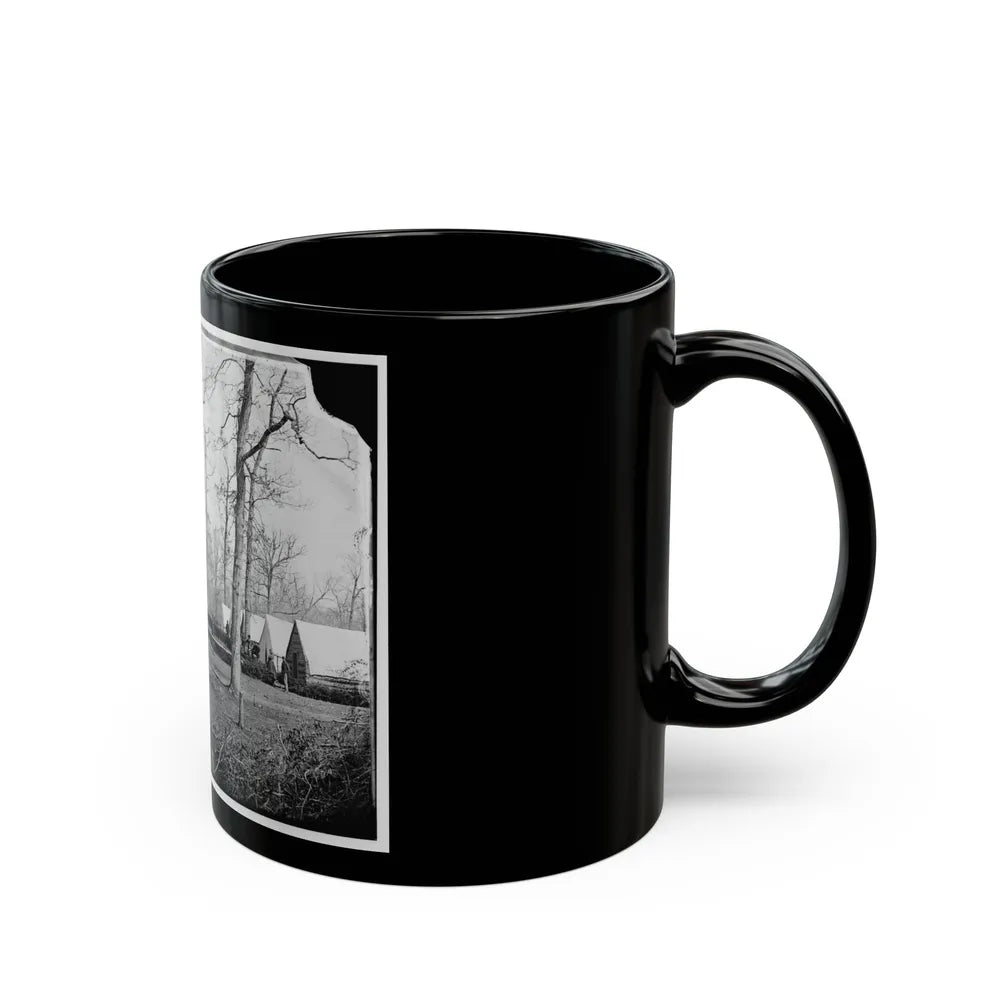 Brandy Station, Va. Field Hospital Of The 3rd Division, 2d Corps (U.S. Civil War) Black Coffee Mug-Go Mug Yourself