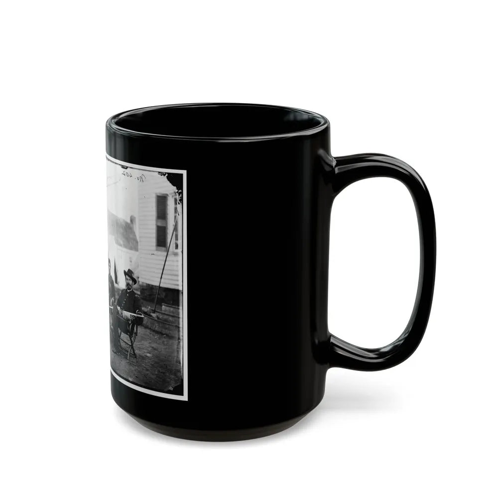 Brandy Station, Va. Four Provost Marshals Of The 3d Army Corps (U.S. Civil War) Black Coffee Mug-Go Mug Yourself