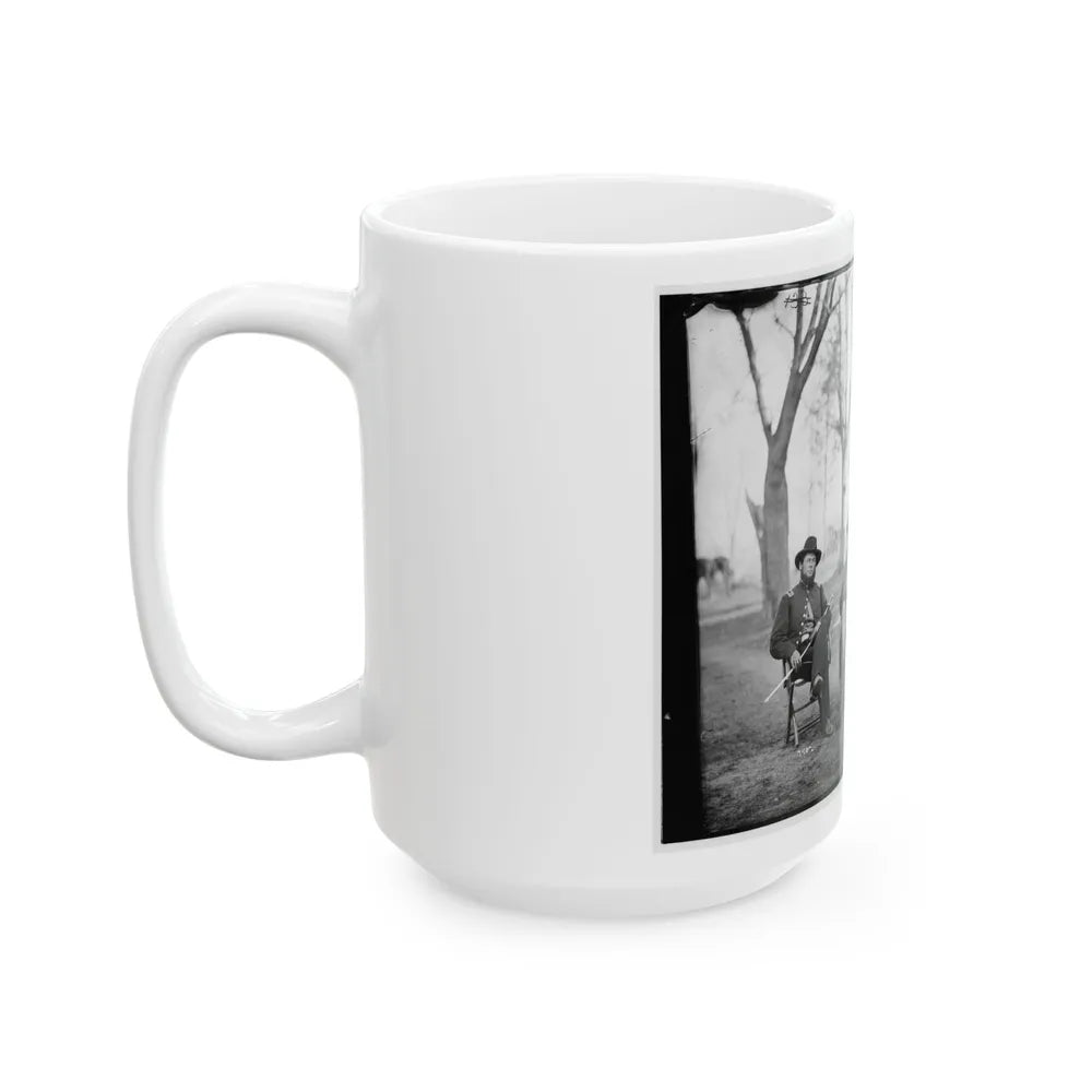 Brandy Station, Va. Four Provost Marshals Of The 3d Army Corps (U.S. Civil War) White Coffee Mug-Go Mug Yourself