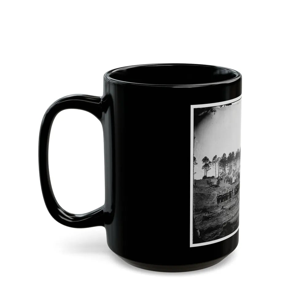 Brandy Station, Va. Guard Mount Of 114th Pennsylvania Infantry (1st Division, 3d Corps) (U.S. Civil War) Black Coffee Mug-Go Mug Yourself