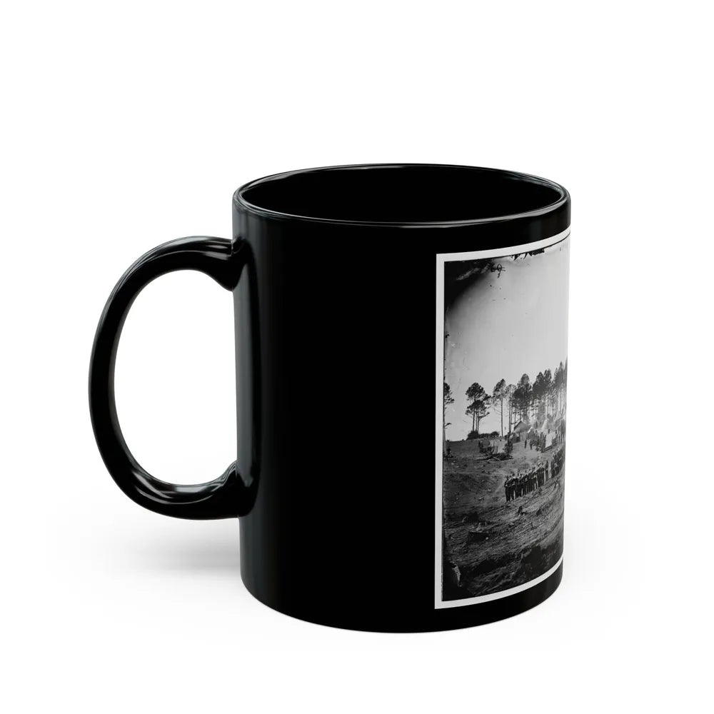 Brandy Station, Va. Guard Mount Of 114th Pennsylvania Infantry (1st Division, 3d Corps) (U.S. Civil War) Black Coffee Mug-Go Mug Yourself