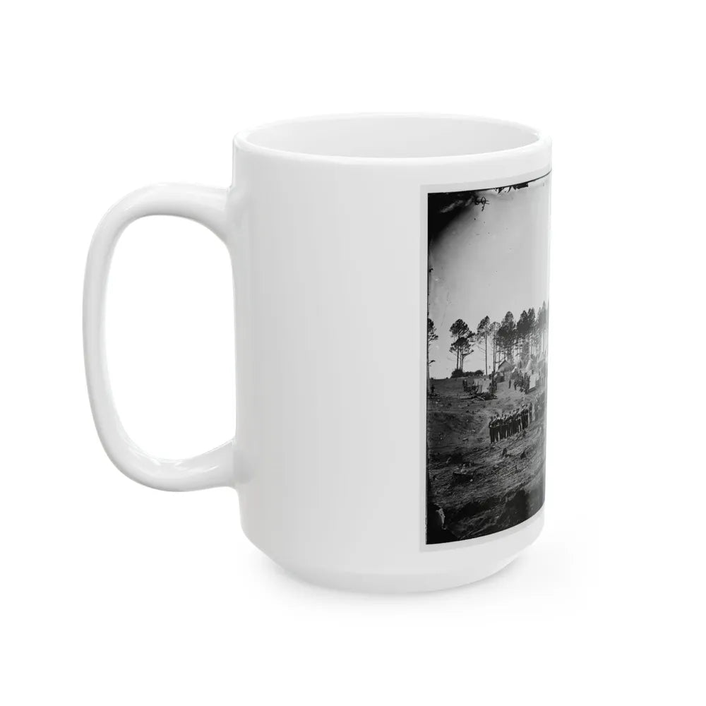 Brandy Station, Va. Guard Mount Of 114th Pennsylvania Infantry (1st Division, 3d Corps) (U.S. Civil War) White Coffee Mug-Go Mug Yourself