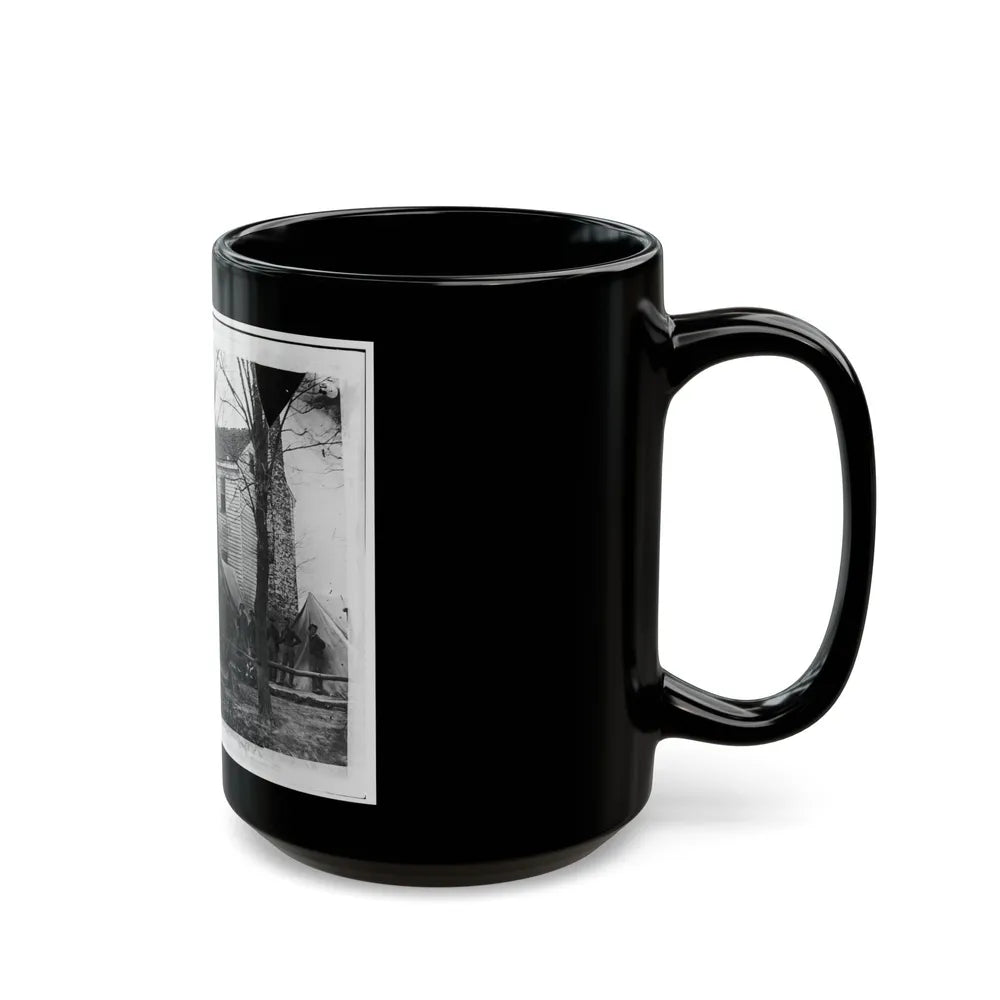 Brandy Station, Va. Headquarters Of Ordnance Officers And Quartermaster, 3d Division, Cavalry Corps (U.S. Civil War) Black Coffee Mug-Go Mug Yourself