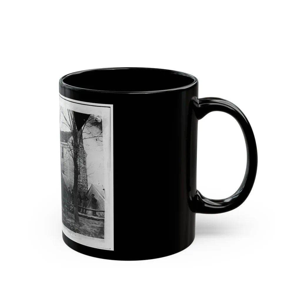 Brandy Station, Va. Headquarters Of Ordnance Officers And Quartermaster, 3d Division, Cavalry Corps (U.S. Civil War) Black Coffee Mug-Go Mug Yourself