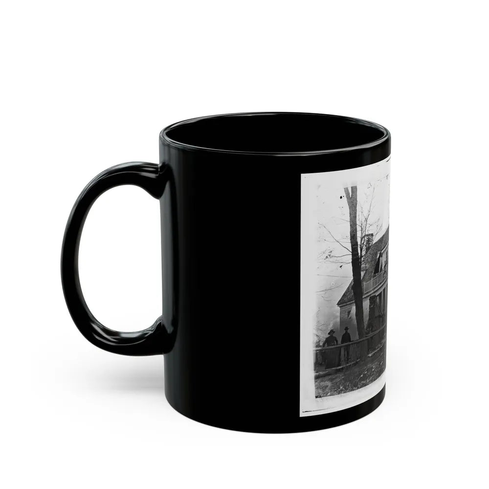Brandy Station, Va. Headquarters Of Ordnance Officers And Quartermaster, 3d Division, Cavalry Corps (U.S. Civil War) Black Coffee Mug-Go Mug Yourself