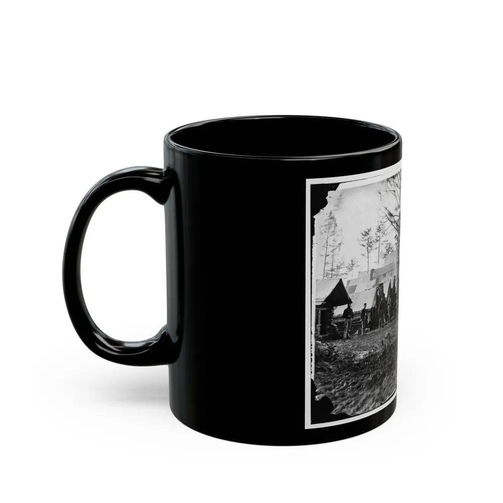 Brandy Station, Va., Vicinity. Camp Of 18th Pennsylvania Cavalry, 3d Division, Cavalry Corps (U.S. Civil War) Black Coffee Mug-Go Mug Yourself