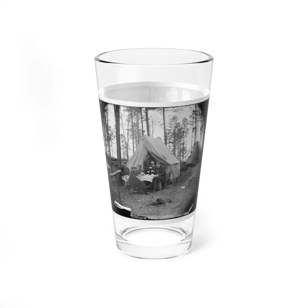 Brandy Station, Virginia. A Breakfast Party At Headquarters. Army Of The Potomac (U.S. Civil War) Pint Glass 16oz - Go Mug Yourself