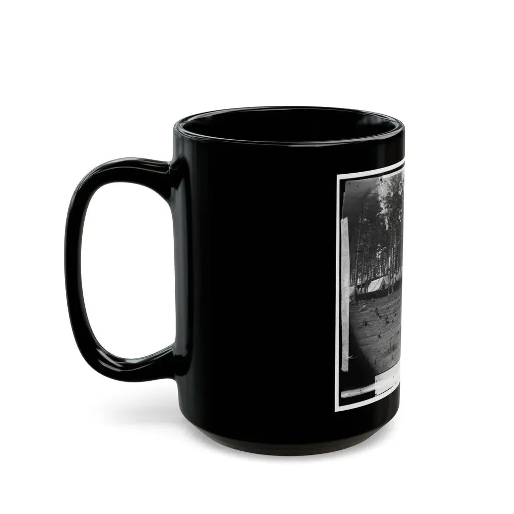 Brandy Station, Virginia. Army Of The Potomac. Eastern Half Of The Camp (U.S. Civil War) Black Coffee Mug - Go Mug Yourself