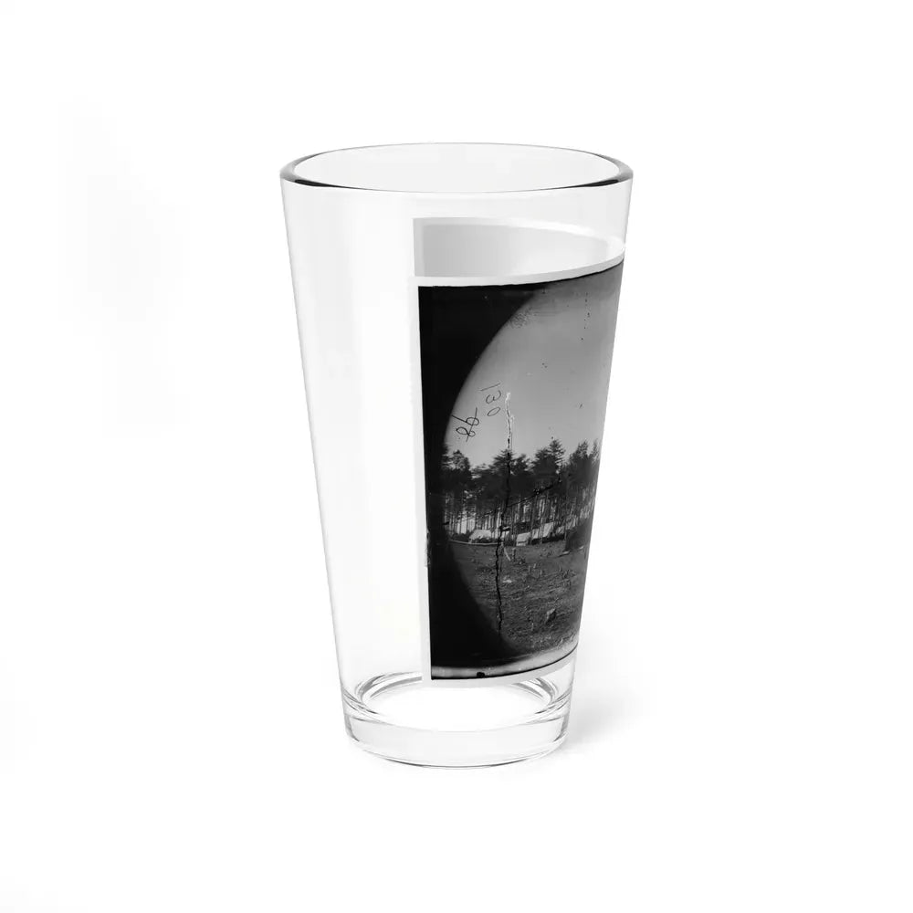 Brandy Station, Virginia. Army Of The Potomac. Western Half Of The Camp. Chapel In Foreground (U.S. Civil War) Pint Glass 16oz - Go Mug Yourself