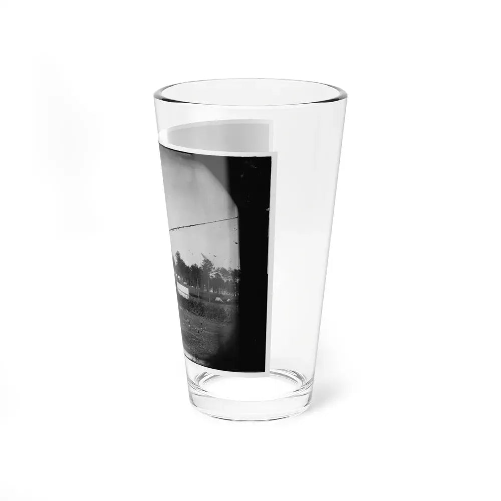 Brandy Station, Virginia. Army Of The Potomac. Western Half Of The Camp. Chapel In Foreground (U.S. Civil War) Pint Glass 16oz - Go Mug Yourself