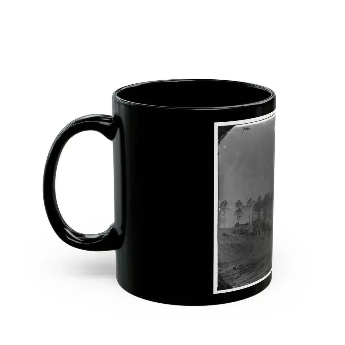 Brandy Station, Virginia. Camp Of 114th Pennsylvania Infantry (U.S. Civil War) Black Coffee Mug - Go Mug Yourself