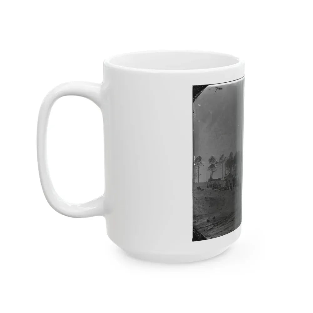 Brandy Station, Virginia. Camp Of 114th Pennsylvania Infantry (U.S. Civil War) White Coffee Mug - Go Mug Yourself
