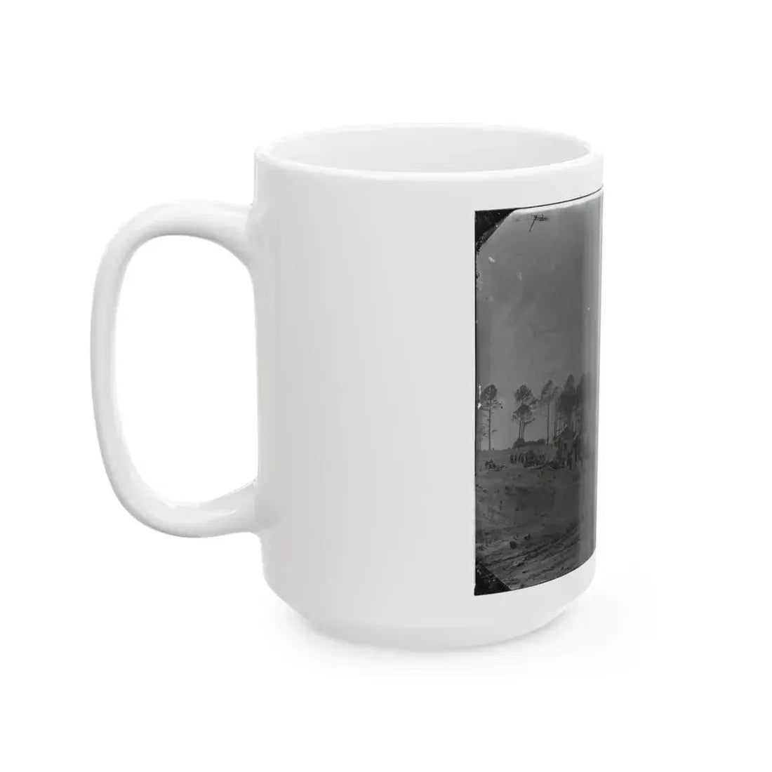 Brandy Station, Virginia. Camp Of 114th Pennsylvania Infantry (U.S. Civil War) White Coffee Mug - Go Mug Yourself