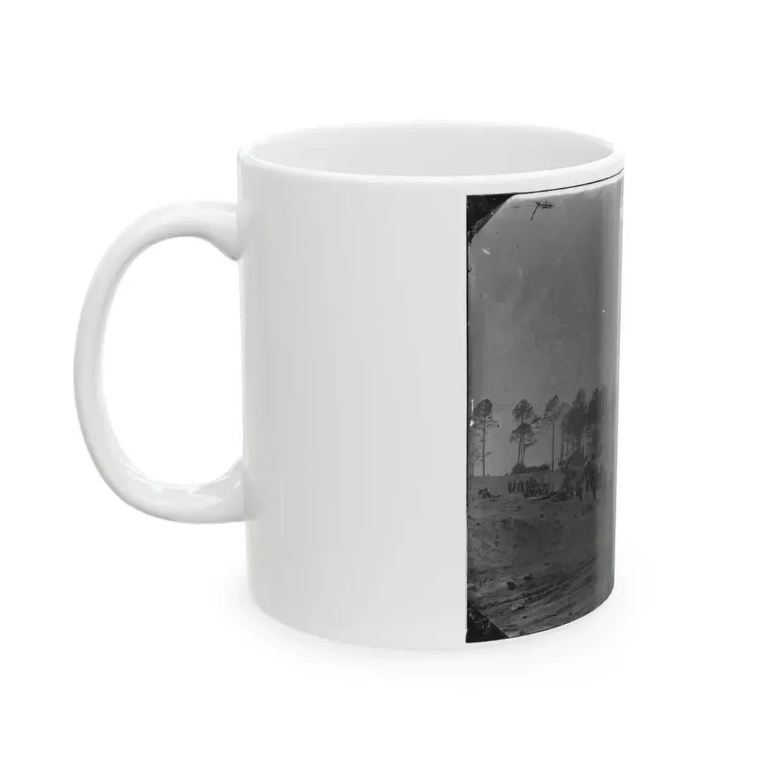 Brandy Station, Virginia. Camp Of 114th Pennsylvania Infantry (U.S. Civil War) White Coffee Mug - Go Mug Yourself