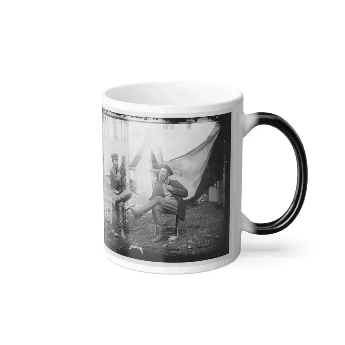 Brandy Station, Virginia. Discussing the Probilities of the Next Move (U.S. Civil War) Color Changing Coffee Mug 11oz - Go Mug Yourself