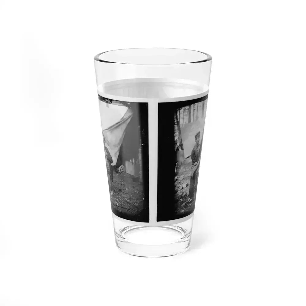Brandy Station, Virginia. Discussing The Probilities Of The Next Move (U.S. Civil War) Pint Glass 16oz - Go Mug Yourself