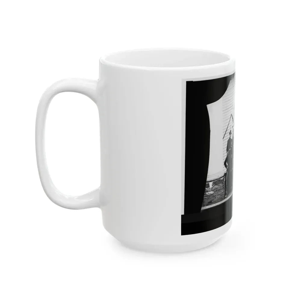 Brandy Station, Virginia. Gen. David B. Birney And Staff (U.S. Civil War) White Coffee Mug - Go Mug Yourself