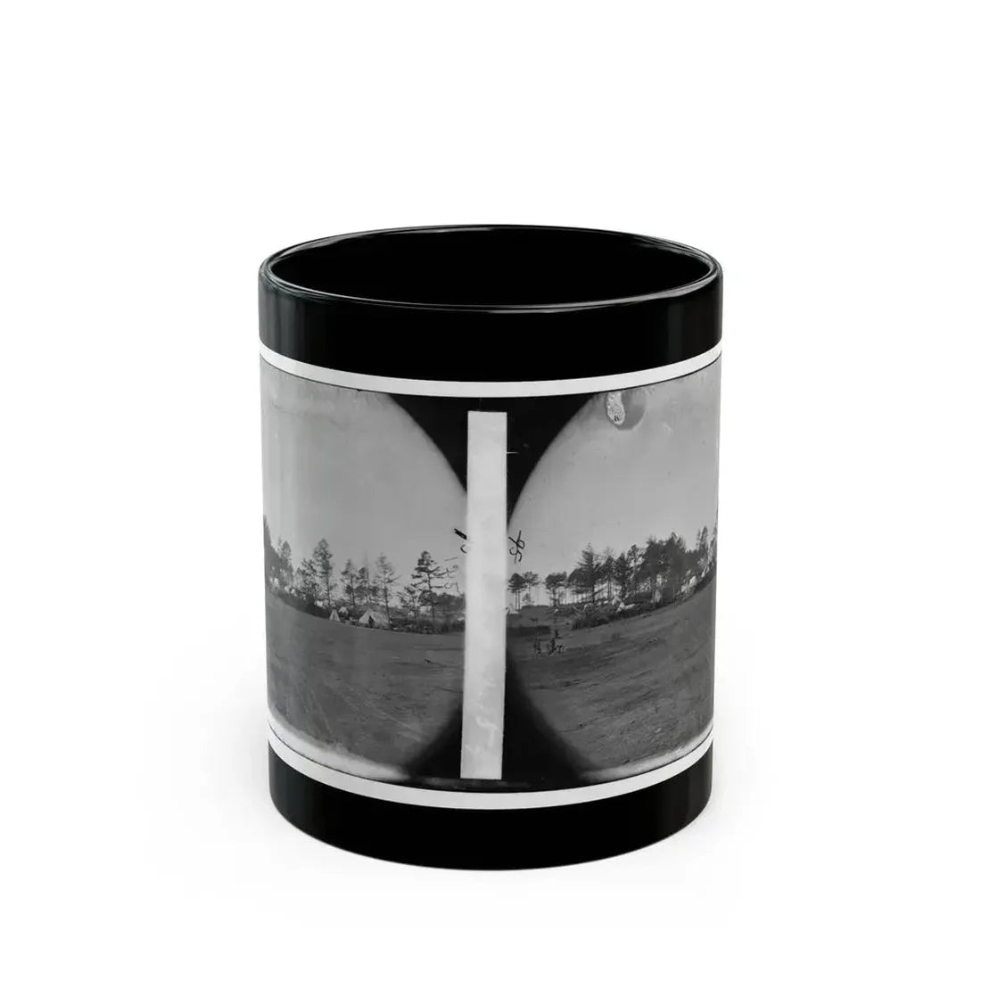 Brandy Station, Virginia. Gen. Marsena R. Patrick's Quarters Army Of The Potomac (U.S. Civil War) Black Coffee Mug 11oz - Go Mug Yourself