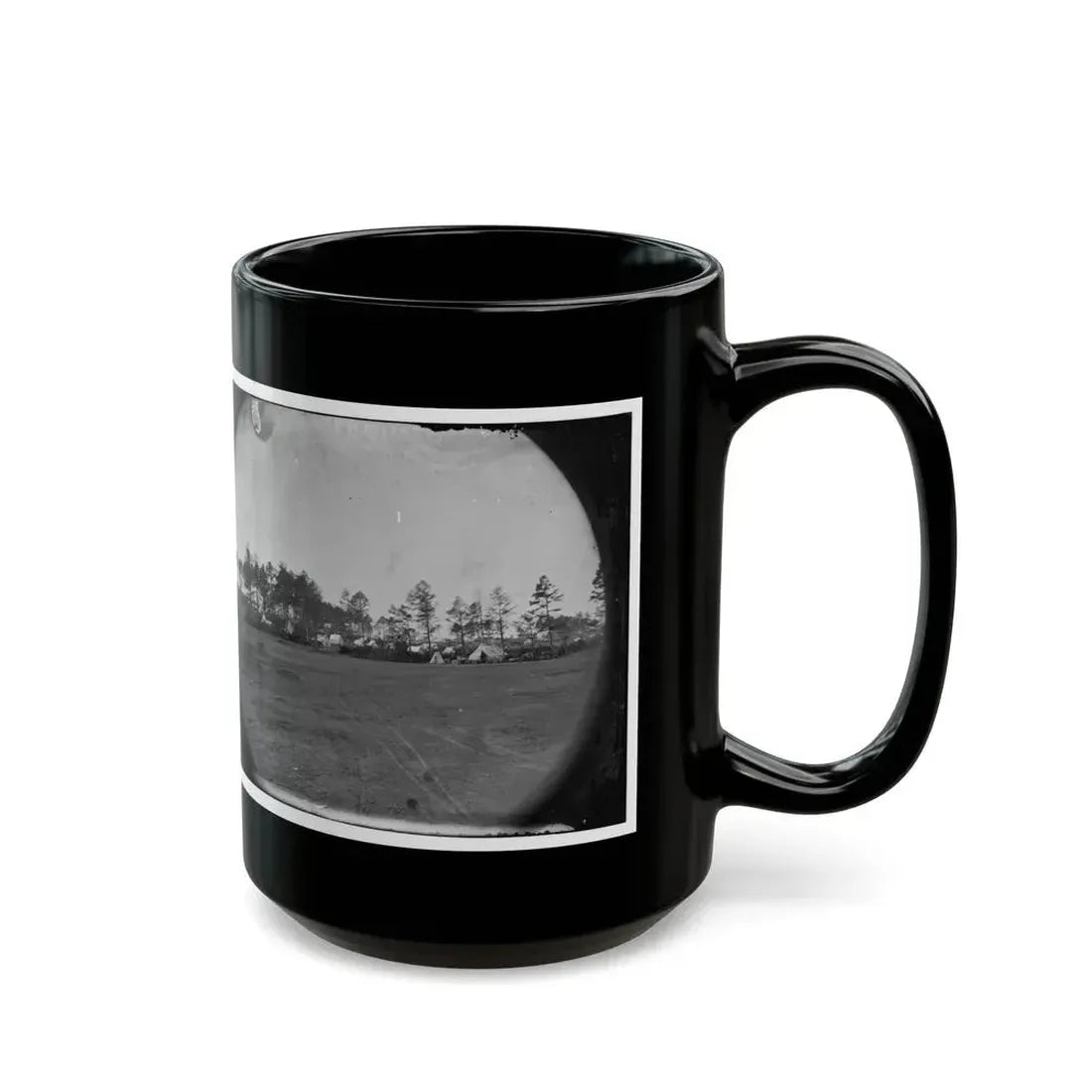 Brandy Station, Virginia. Gen. Marsena R. Patrick's Quarters Army Of The Potomac (U.S. Civil War) Black Coffee Mug - Go Mug Yourself