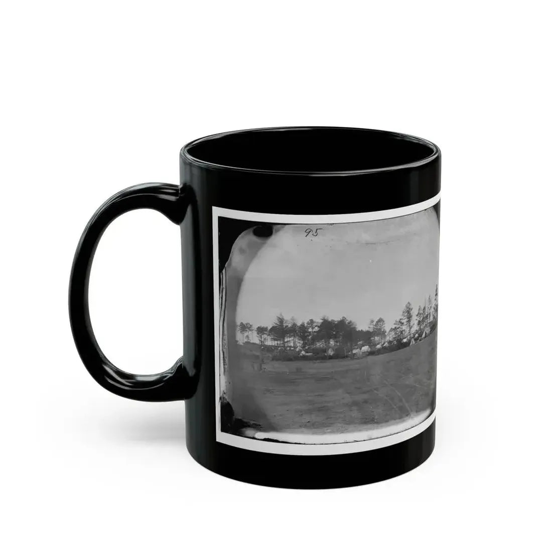 Brandy Station, Virginia. Gen. Marsena R. Patrick's Quarters Army Of The Potomac (U.S. Civil War) Black Coffee Mug - Go Mug Yourself