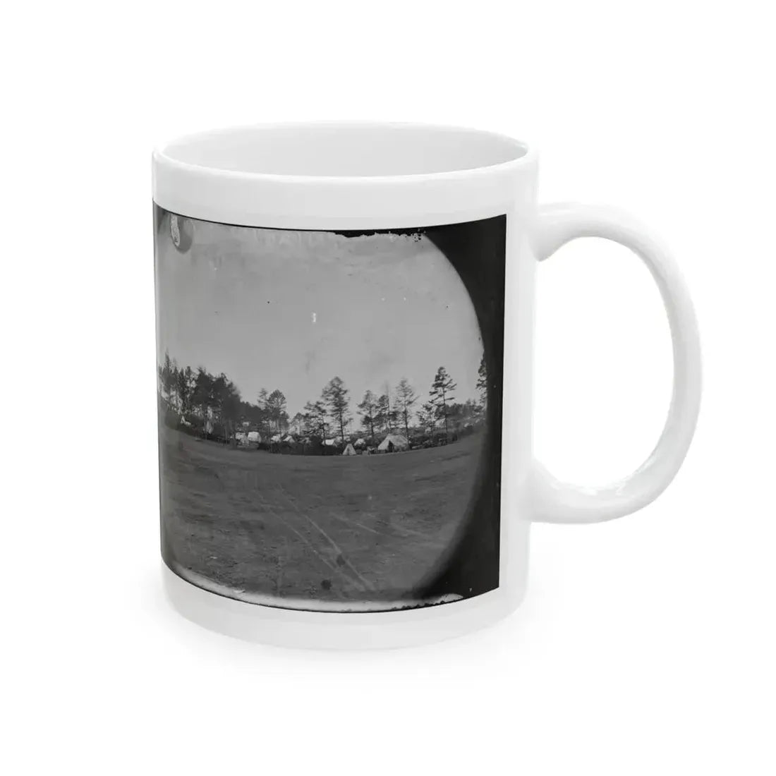 Brandy Station, Virginia. Gen. Marsena R. Patrick's Quarters Army Of The Potomac (U.S. Civil War) White Coffee Mug - Go Mug Yourself