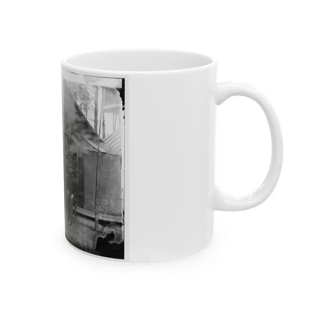 Brandy Station, Virginia. Gen. Rufus Ingalls And Group (U.S. Civil War) White Coffee Mug - Go Mug Yourself