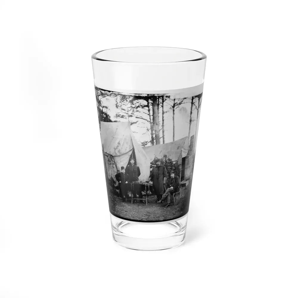 Brandy Station, Virginia. Group Of Officers, Headquarters, Army Of The Potomac (U.S. Civil War) Pint Glass 16oz 16oz - Go Mug Yourself