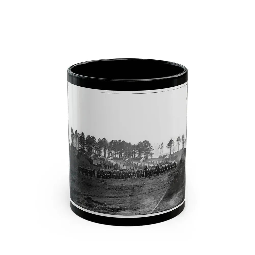 Brandy Station, Virginia. Guard Mount Of 114th Pennsylvania Infantry (1st Division, 3d Corps) (U.S. Civil War) Black Coffee Mug 11oz - Go Mug Yourself