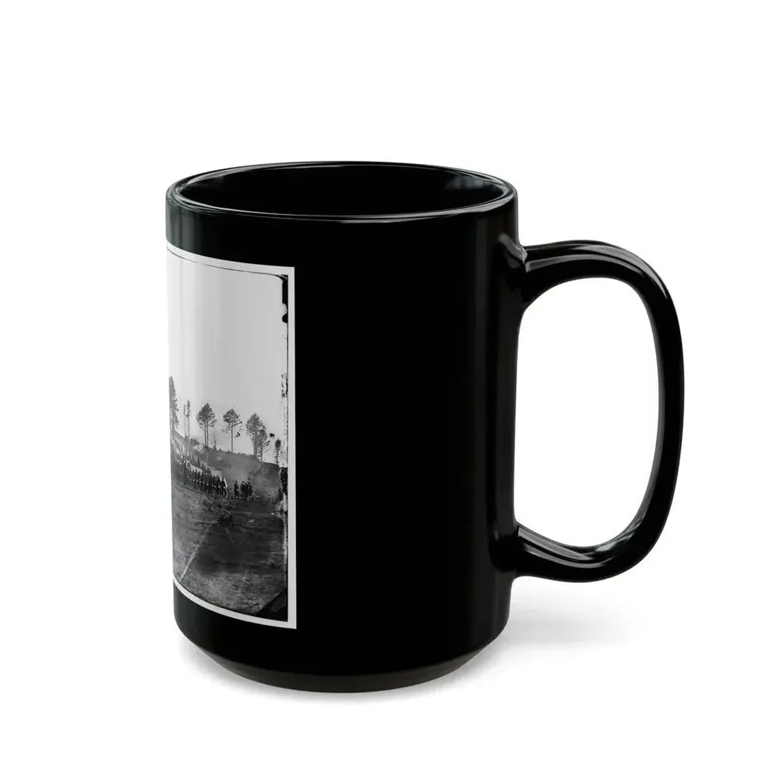 Brandy Station, Virginia. Guard Mount Of 114th Pennsylvania Infantry (1st Division, 3d Corps) (U.S. Civil War) Black Coffee Mug - Go Mug Yourself