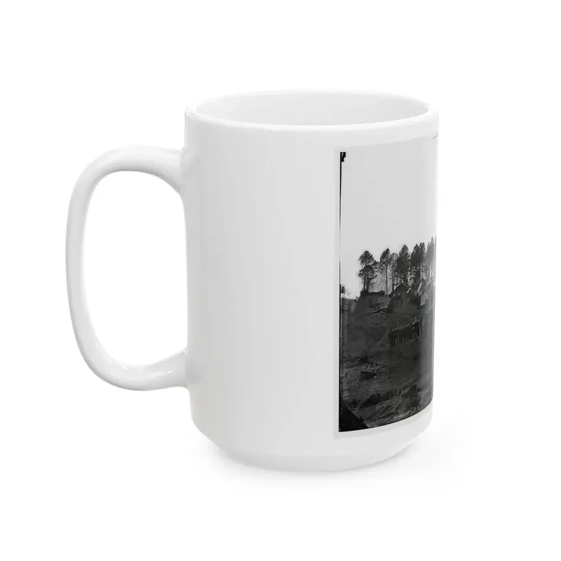 Brandy Station, Virginia. Guard Mount Of 114th Pennsylvania Infantry (1st Division, 3d Corps) (U.S. Civil War) White Coffee Mug - Go Mug Yourself