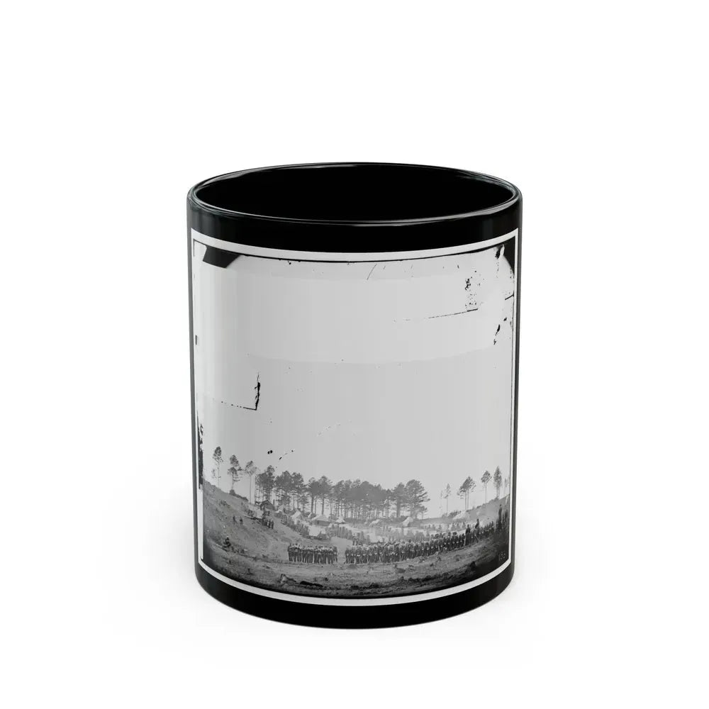 Brandy Station, Virginia. Guard Mount Of 114th Pennsylvania Infantry. 1st Division, 3rd Corps (U.S. Civil War) Black Coffee Mug 11oz - Go Mug Yourself