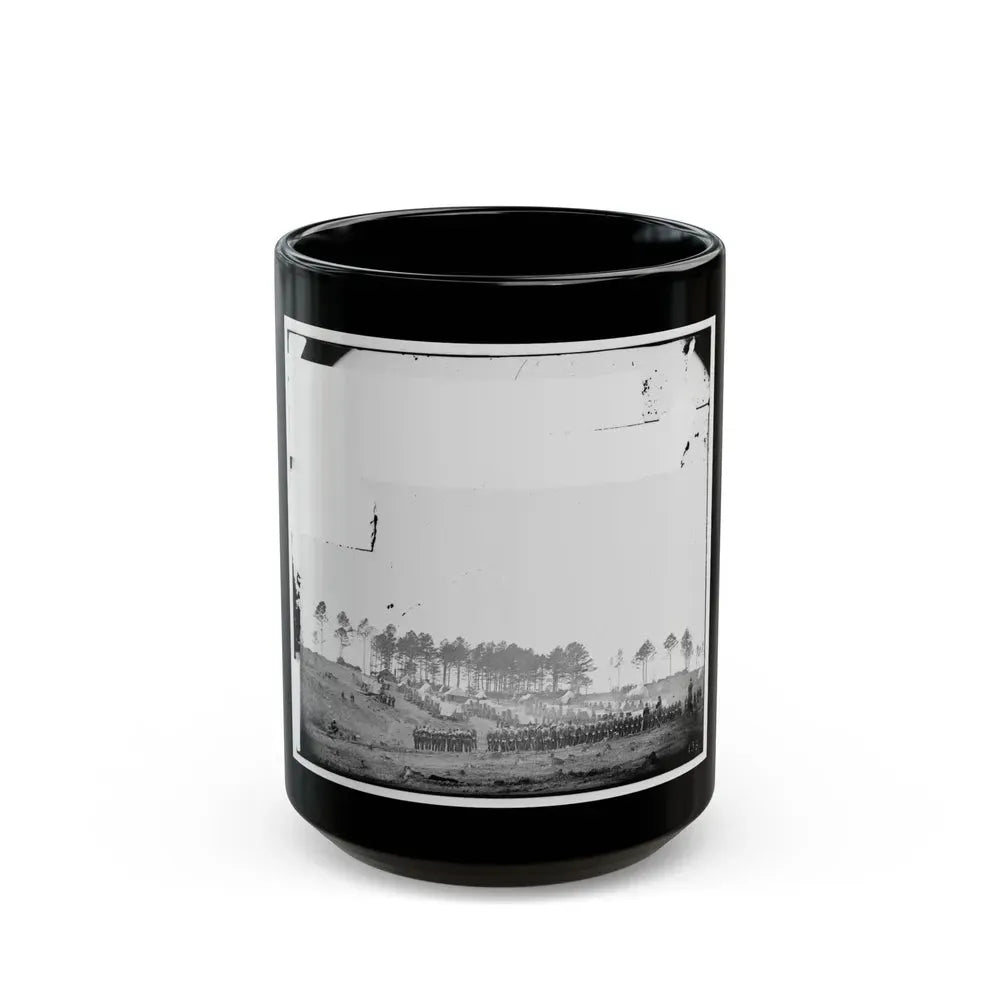 Brandy Station, Virginia. Guard Mount Of 114th Pennsylvania Infantry. 1st Division, 3rd Corps (U.S. Civil War) Black Coffee Mug 15oz - Go Mug Yourself