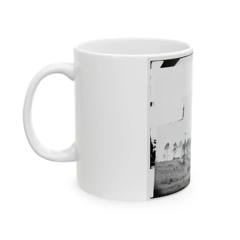 Brandy Station, Virginia. Guard Mount Of 114th Pennsylvania Infantry. 1st Division, 3rd Corps (U.S. Civil War) White Coffee Mug - Go Mug Yourself