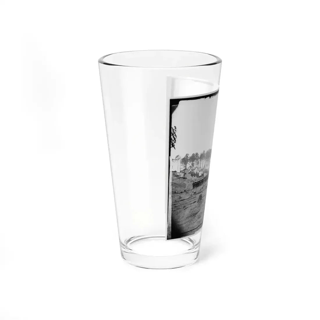 Brandy Station, Virginia. Headquarters, Army Of The Potomac. Company Of Zouaves In Foreground (U.S. Civil War) Pint Glass 16oz - Go Mug Yourself