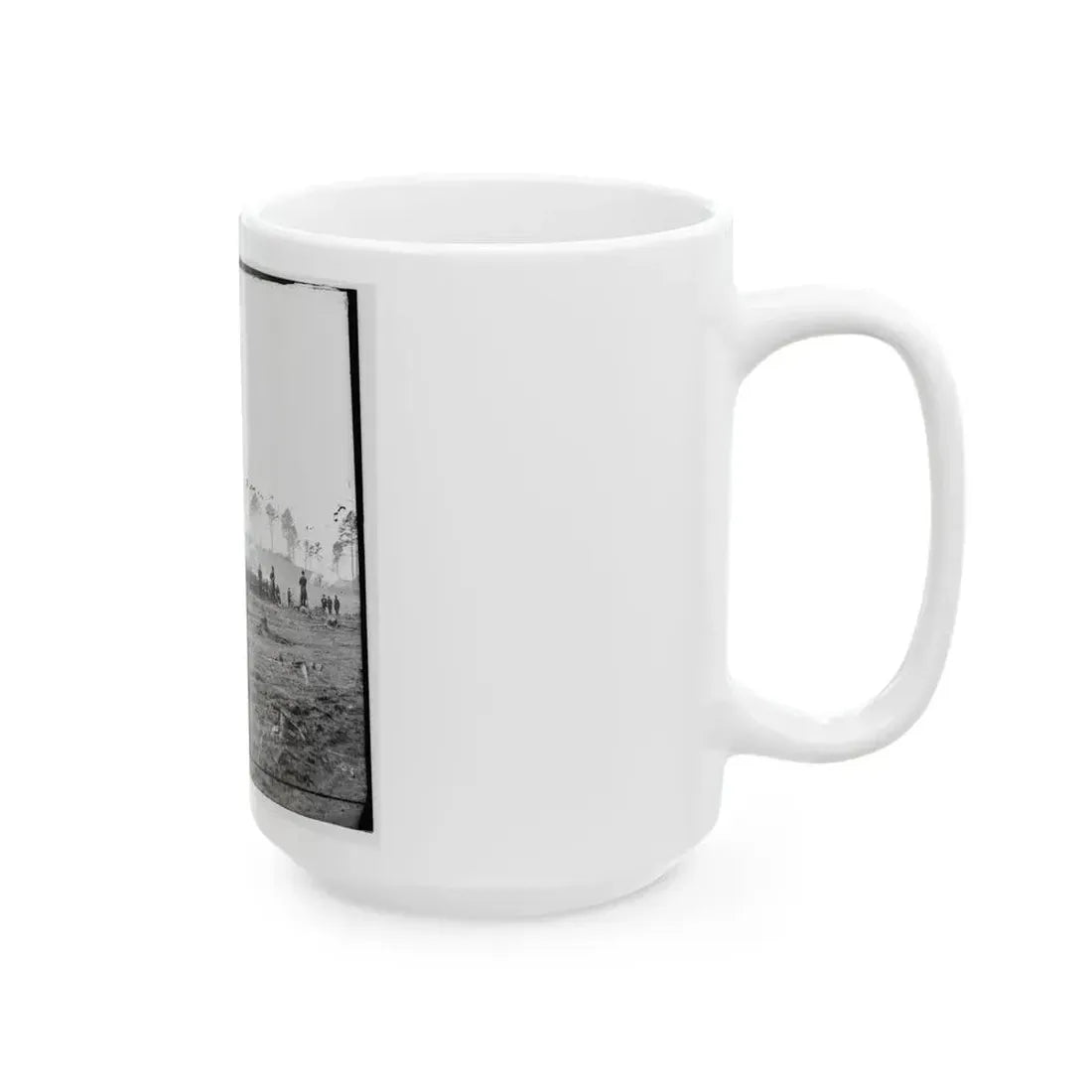 Brandy Station, Virginia. Headquarters, Army Of The Potomac. Company Of Zouaves In Foreground (U.S. Civil War) White Coffee Mug - Go Mug Yourself