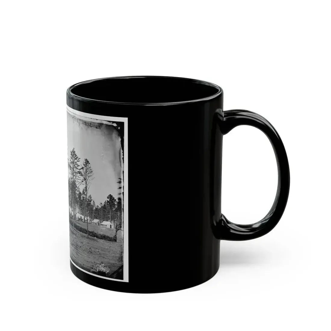 Brandy Station, Virginia. Headquarters, Army Of The Potomac. Eastern Half Of The Camp (U.S. Civil War) Black Coffee Mug - Go Mug Yourself