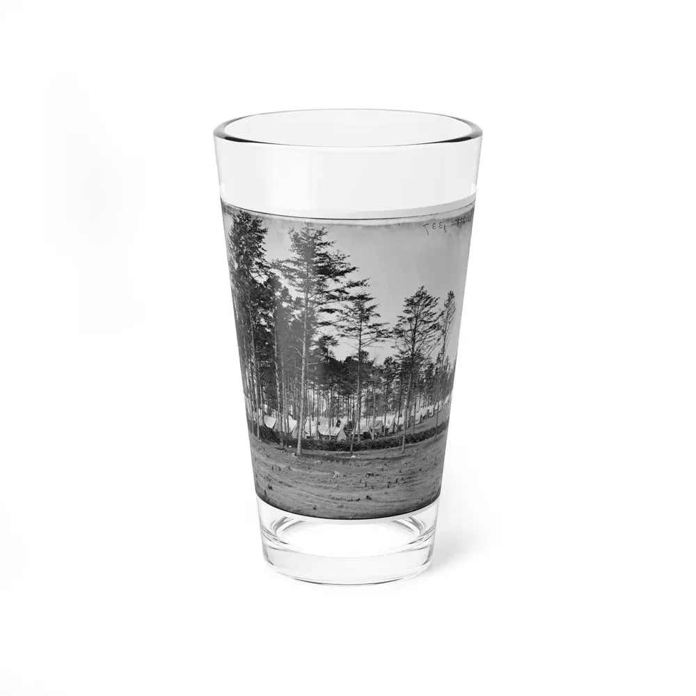 Brandy Station, Virginia. Headquarters, Army Of The Potomac. Eastern Half Of The Camp (U.S. Civil War) Pint Glass 16oz 16oz - Go Mug Yourself