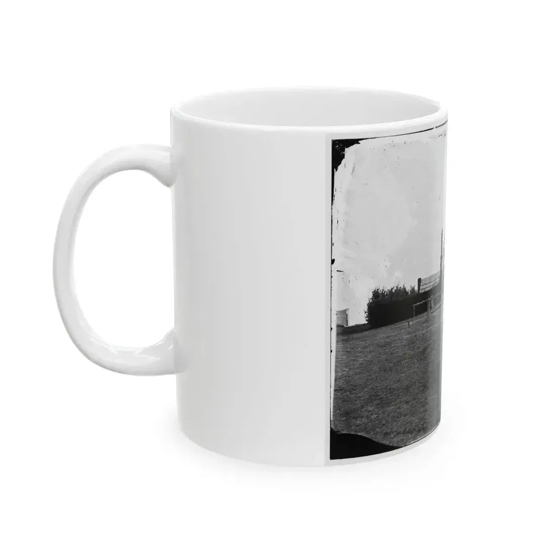 Brandy Station, Virginia. Headquarters Of Gen. John Henry Hobart Ward 001 (U.S. Civil War) White Coffee Mug - Go Mug Yourself