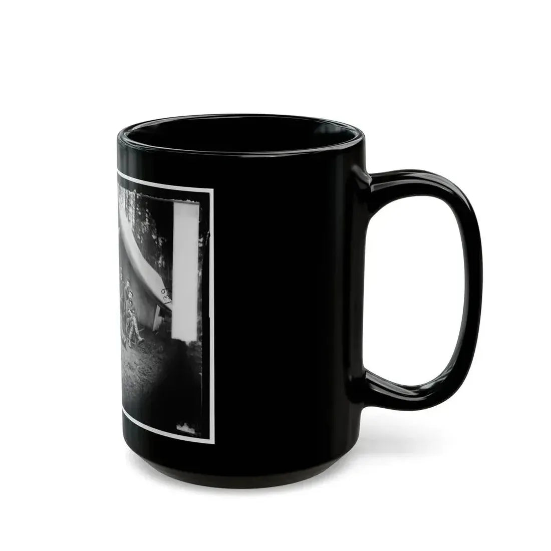 Brandy Station, Virginia. Major William Riddle And Friends. Headquarters, Army Of The Potomac (U.S. Civil War) Black Coffee Mug - Go Mug Yourself