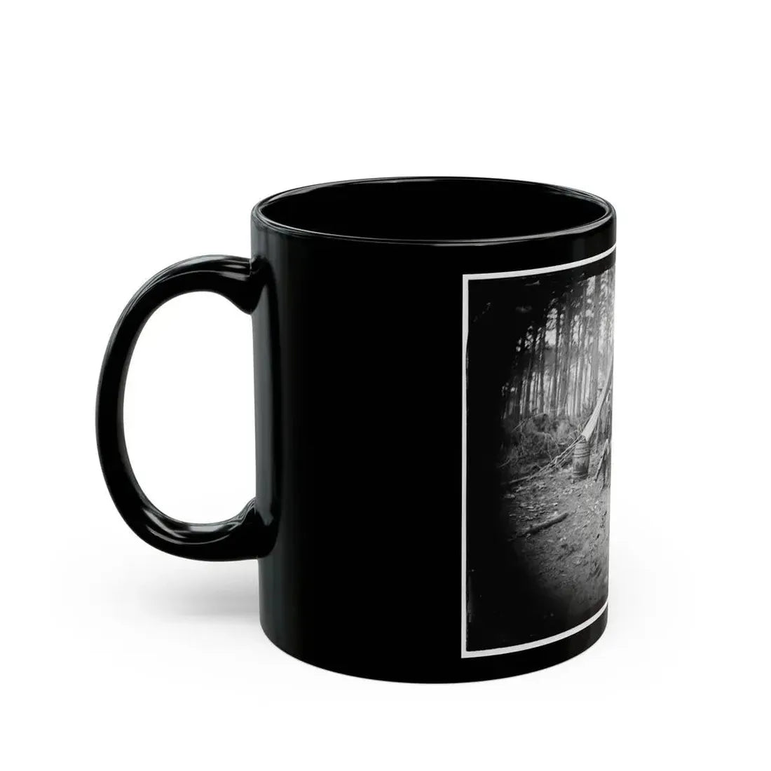 Brandy Station, Virginia. Major William Riddle And Friends. Headquarters, Army Of The Potomac (U.S. Civil War) Black Coffee Mug - Go Mug Yourself
