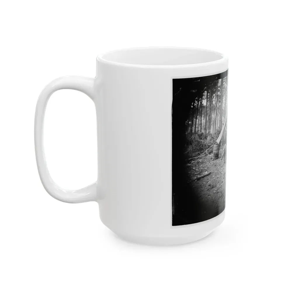 Brandy Station, Virginia. Major William Riddle And Friends. Headquarters, Army Of The Potomac (U.S. Civil War) White Coffee Mug - Go Mug Yourself