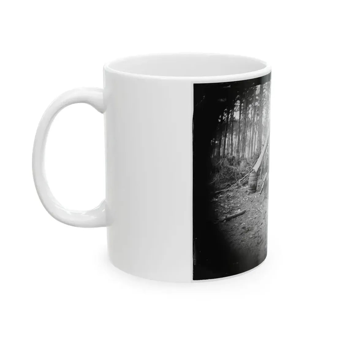 Brandy Station, Virginia. Major William Riddle And Friends. Headquarters, Army Of The Potomac (U.S. Civil War) White Coffee Mug - Go Mug Yourself