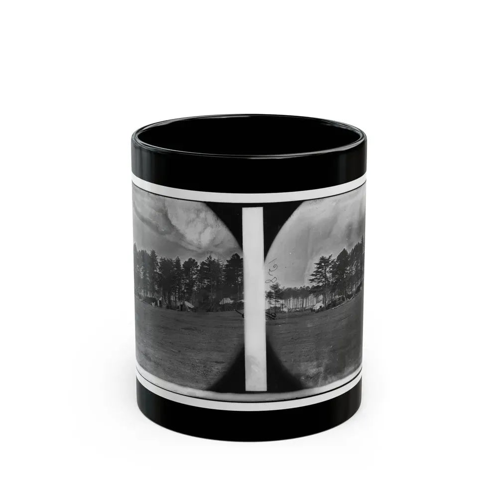 Brandy Station, Virginia. Quarters Of Capt. Clinton, C.S. Of Provost Marshals Department. Headquarters, Army Of The Potomac (U.S. Civil War) Black Coffee Mug 11oz - Go Mug Yourself