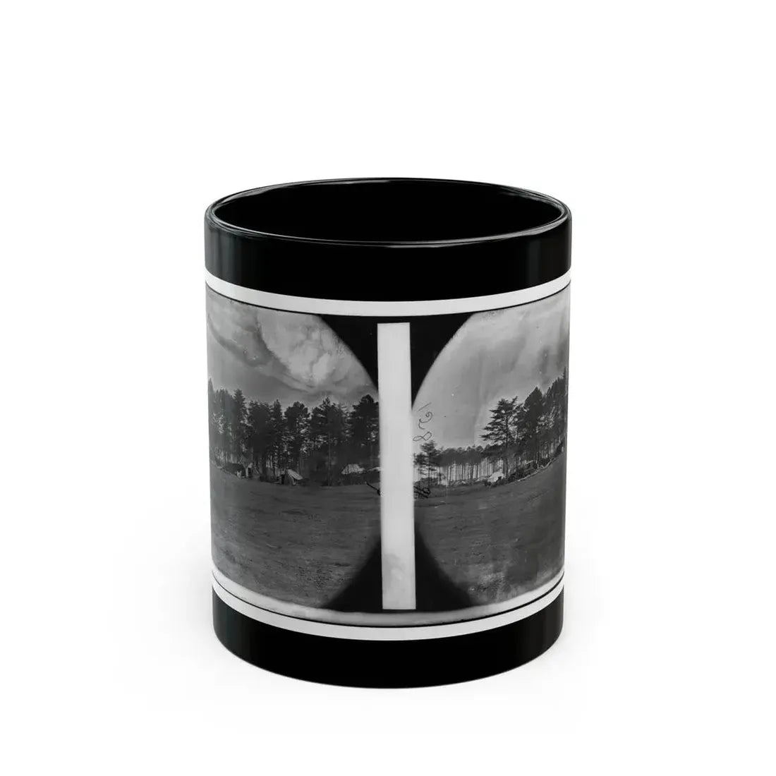 Brandy Station, Virginia. Quarters Of Capt. Clinton, C.S. Of Provost Marshals Department. Headquarters, Army Of The Potomac (U.S. Civil War) Black Coffee Mug 11oz - Go Mug Yourself